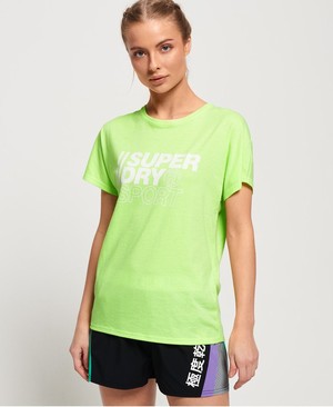 Superdry Core Sport Graphic Női Pólók Citrom | QRNSA6271